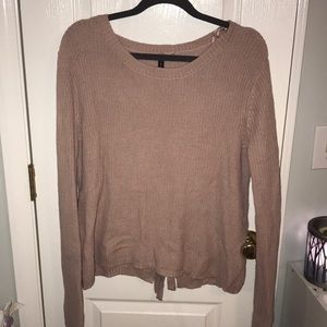 Moon and Madison pink sweater